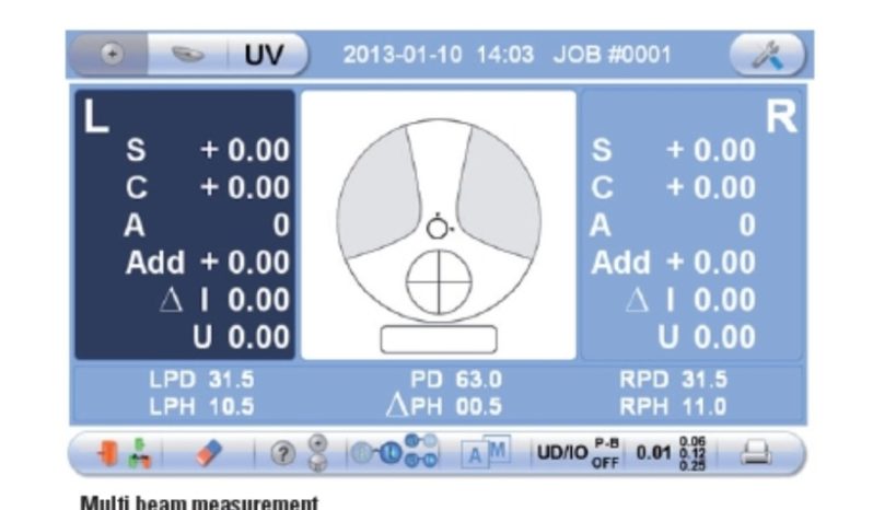 Dioptromierz Visionix VX35 egzemplarz DEMO full