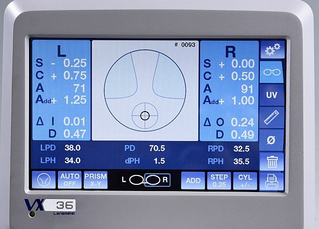 Dioptromierz Visionix VX36 full