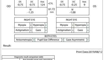 Autorefraktometr przenośny V100 Vision Screener full