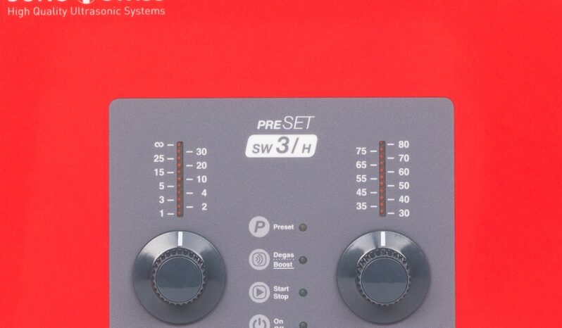 Myjka ultradźwiękowa SONOSWISS SW 3H preset full